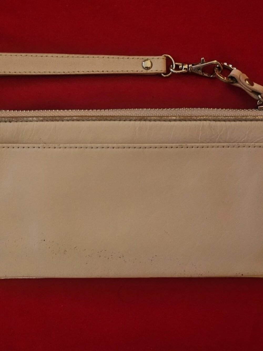 Vintage Anteprima Ladies Wristlet Wallet Purse Clutch Pink Leather Cardholder - Picture 8 of 12